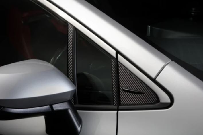 TOM'S RACING CARBON SHEET A-PILLAR: COROLLA HATCHBACK 19-22, GR