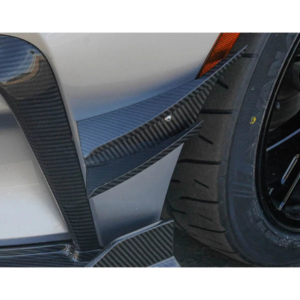 APR CARBON FIBER FRONT BUMPER CANARDS: BRZ 2022