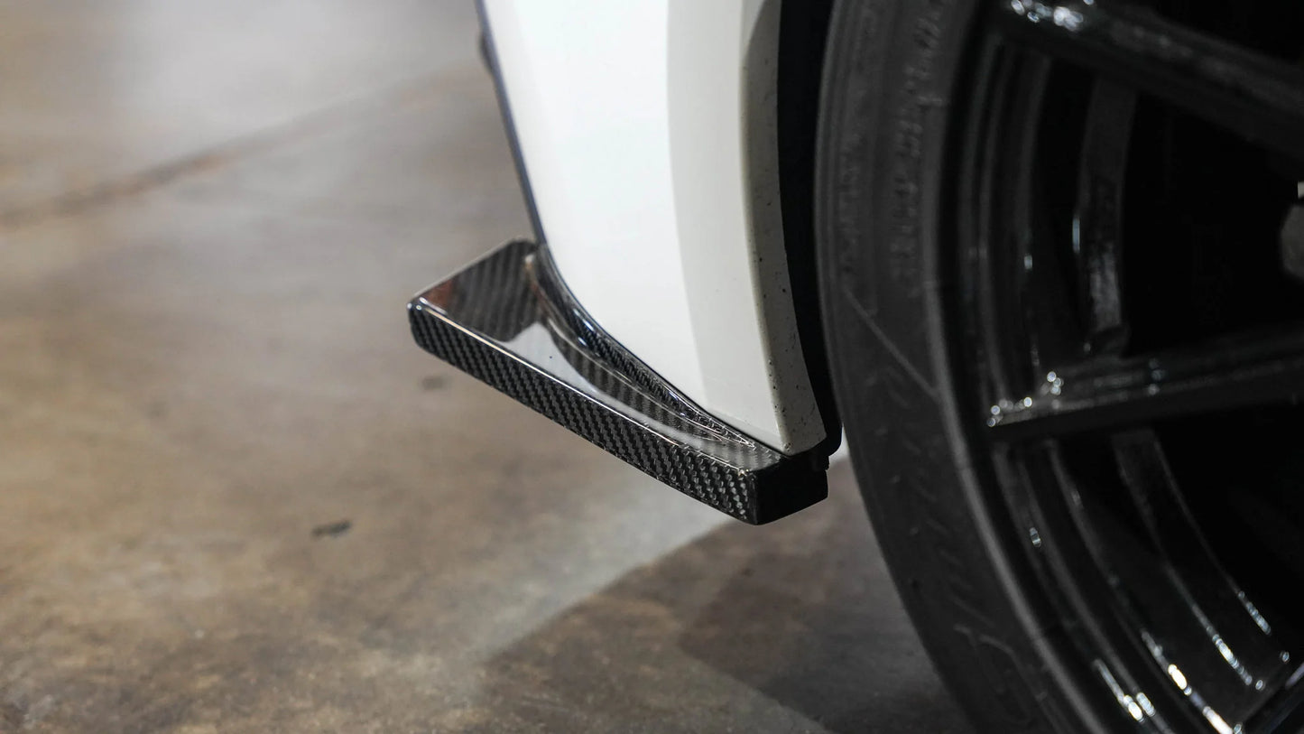 APR CARBON FIBER REAR BUMPER SPATS: GR86/BRZ 2022