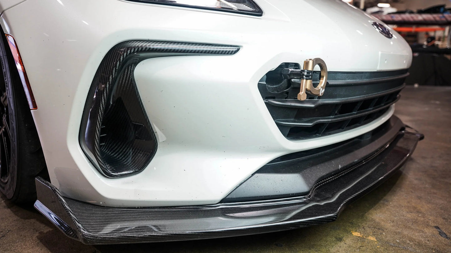 APR CARBON FIBER FRONT BUMPER INSERTS: SUBARU BRZ 2022