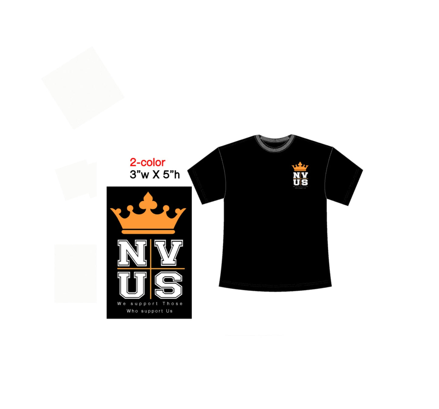 TEAM NvUS : ROSE THE WORLD TSHIRT