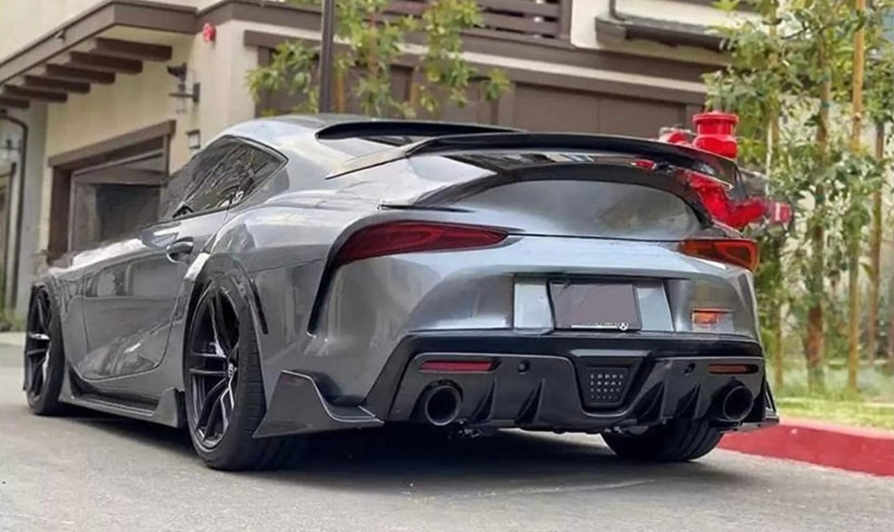 2019+ SUPRA A90 / A91 / MK5: AG STYLE CARBON FIBER REAR BUMPER DIFFUSER