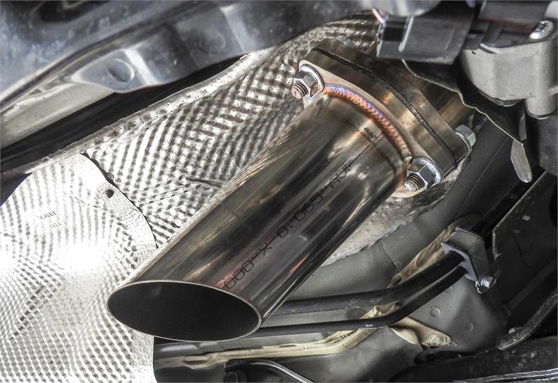 PRL EXHAUST TURNDOWN: 3" CIVIC 1.5T 16-20