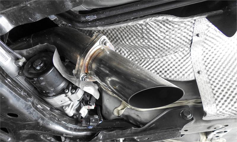 PRL EXHAUST TURNDOWN: 3" CIVIC 1.5T 16-20