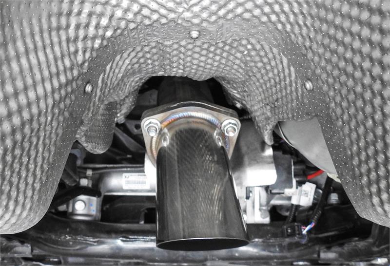 PRL EXHAUST TURNDOWN: 3" CIVIC 1.5T 16-20