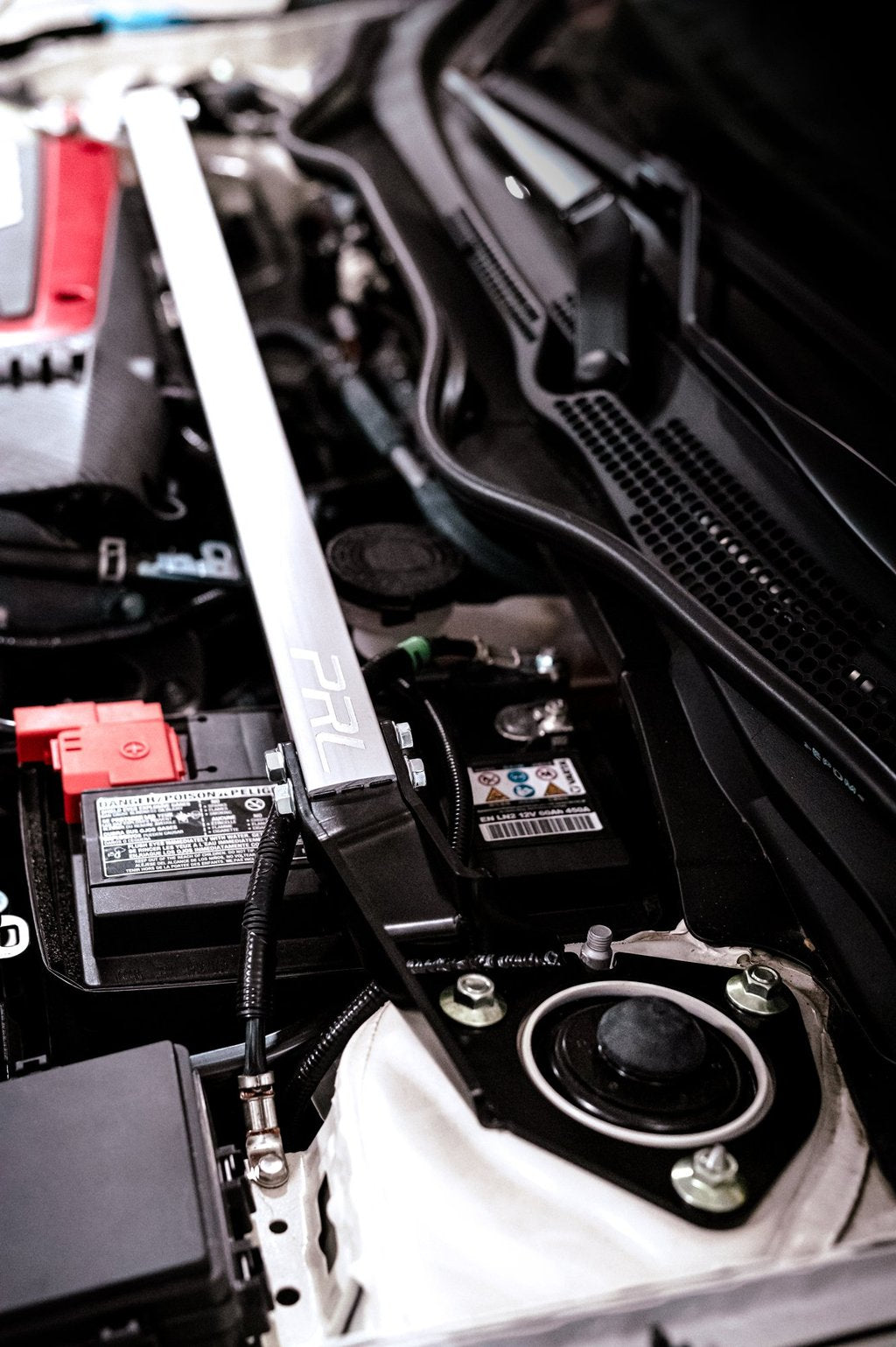 PRL STRUT BAR: CIVIC TYPE R FK8, INTEGRA 2023, CIVIC 10TH & 11TH GEN (FRONT)