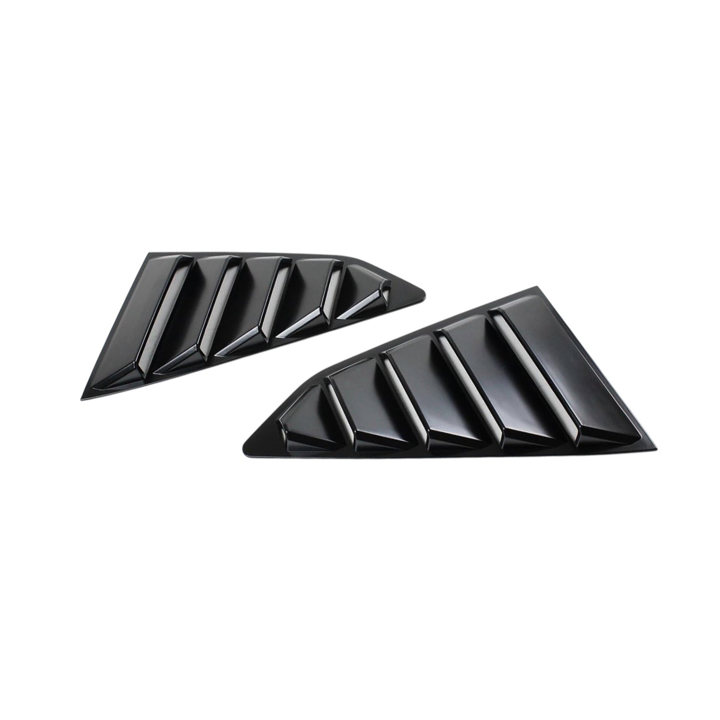 2016-2022 Chevy Camaro Matt Black Side Window 1/4 Quarter Louver Vents