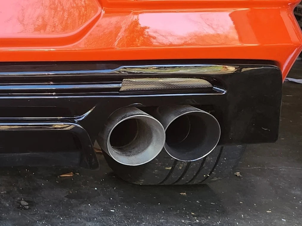 16-24 CHEVY CAMARO LT / SS / ZL1: PAIR SMOKE LENS REAR BUMPER DIFFUSER REFLECTOR