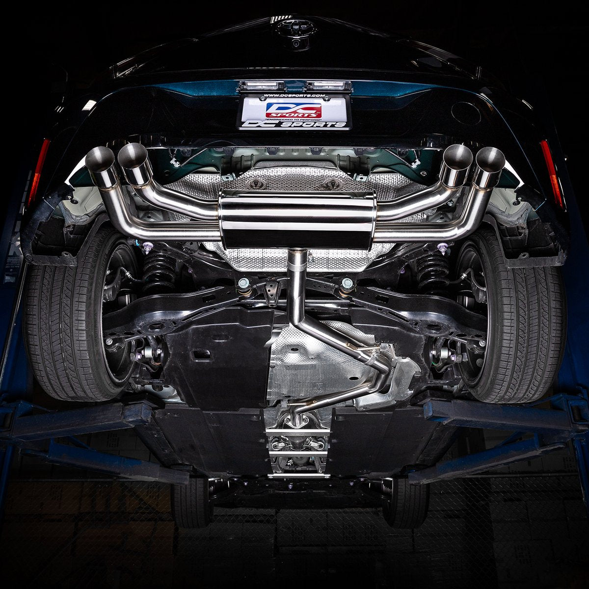 DC SPORTS EXHAUST: TOYOTA COROLLA HATCH 19+ BLACK