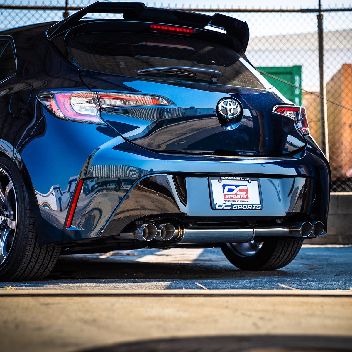 DC SPORTS EXHAUST: TOYOTA COROLLA HATCH 19+ POLISHED