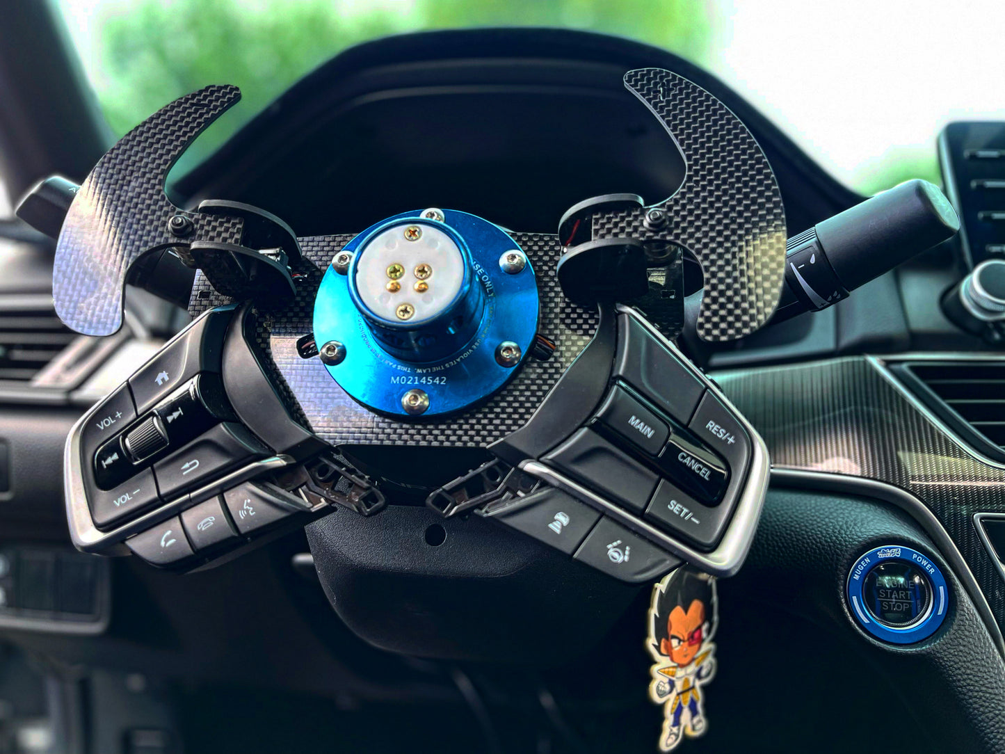 DWA Steering Wheel Button Relocation Kit ( Carbon Fiber ) 2018+ HONDA ACCORD