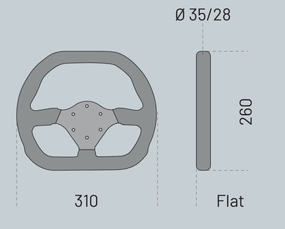 SPARCO P310 : STEERING WHEEL