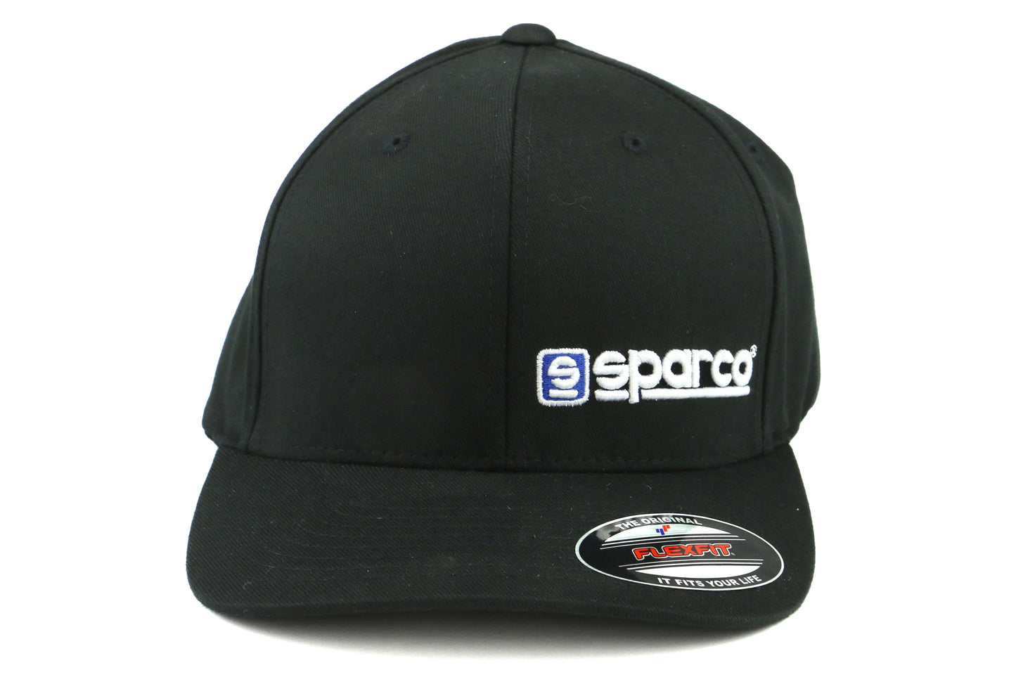 Sparco Hat Lid Black Small/Medium FlexFit Tuning - Universal