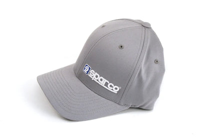 Sparco Hat Grey Large/XLarge FlexFit Tuning - Universal