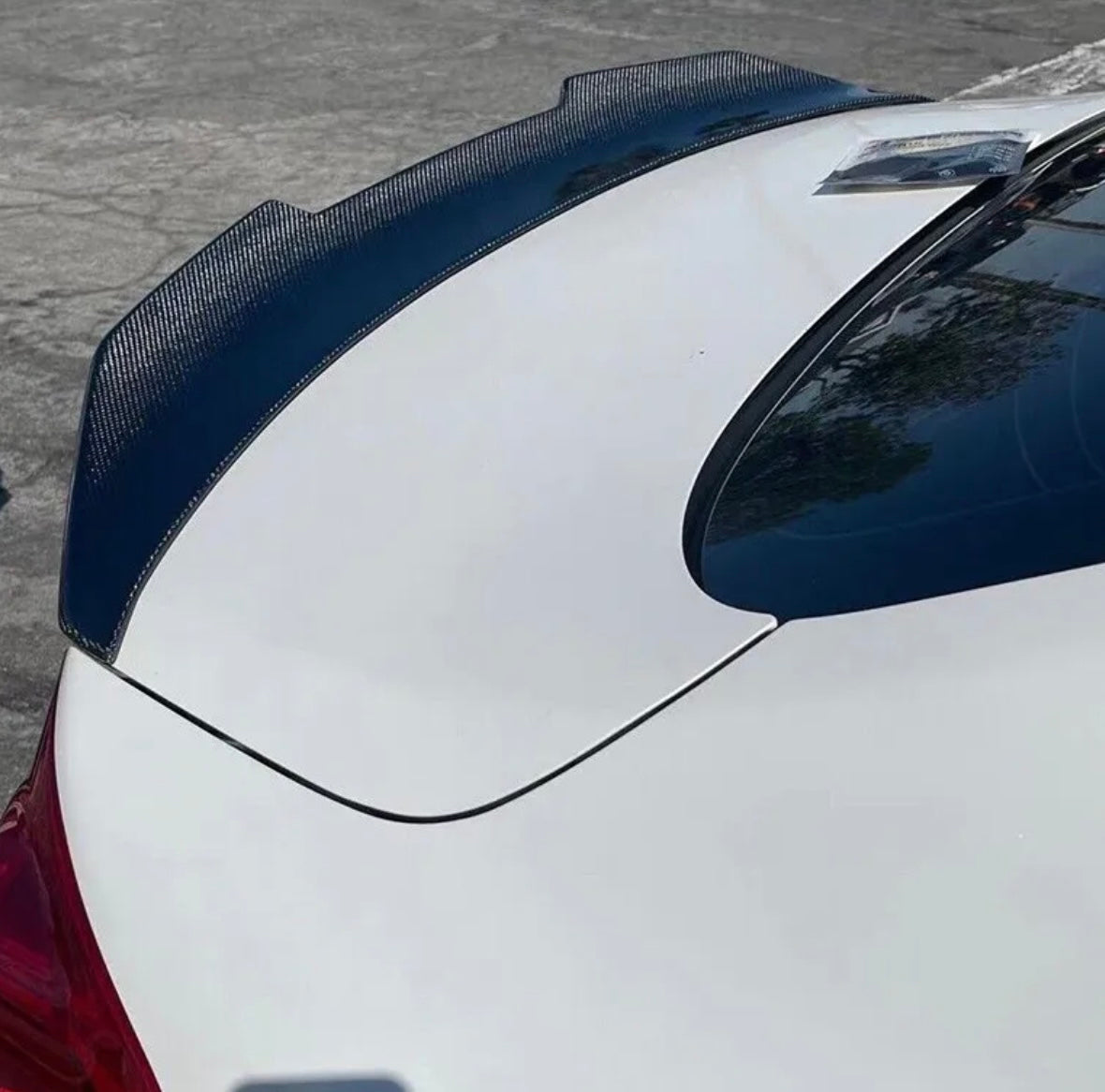 DWA CARBON FIBER HIGH KICK TRUNK SPOILER FOR 2007-15 G35 G37 Q40 SEDAN