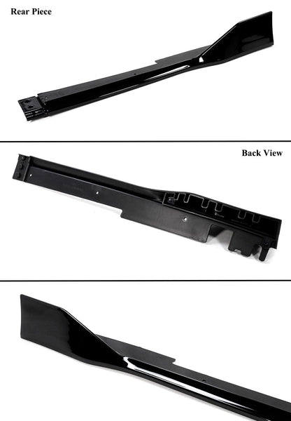 DWA 2022-2024 Honda Civic Type-R Style Gloss Black Side Skirt Extension