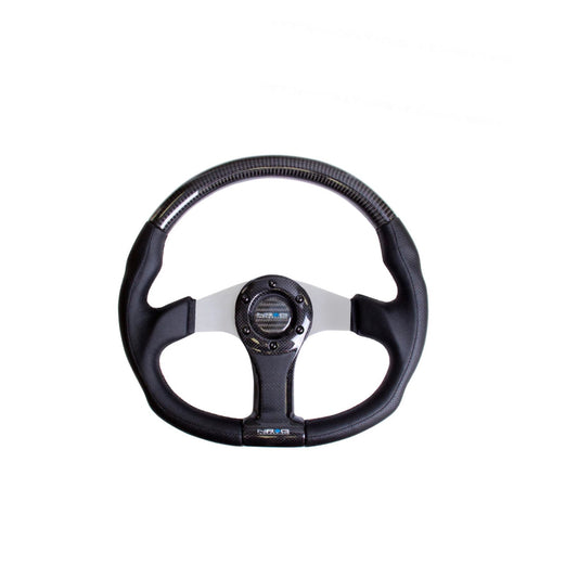 NRG CARBON FIBER STEERING WHEEL OVAL SHAPE