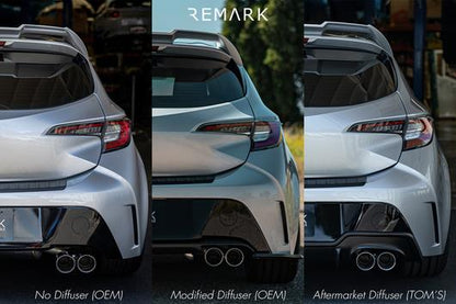 REMARK CATBACK EXHAUST: COROLLA HATCHBACK 19-22