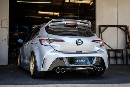 REMARK CATBACK EXHAUST: COROLLA HATCHBACK 19-22