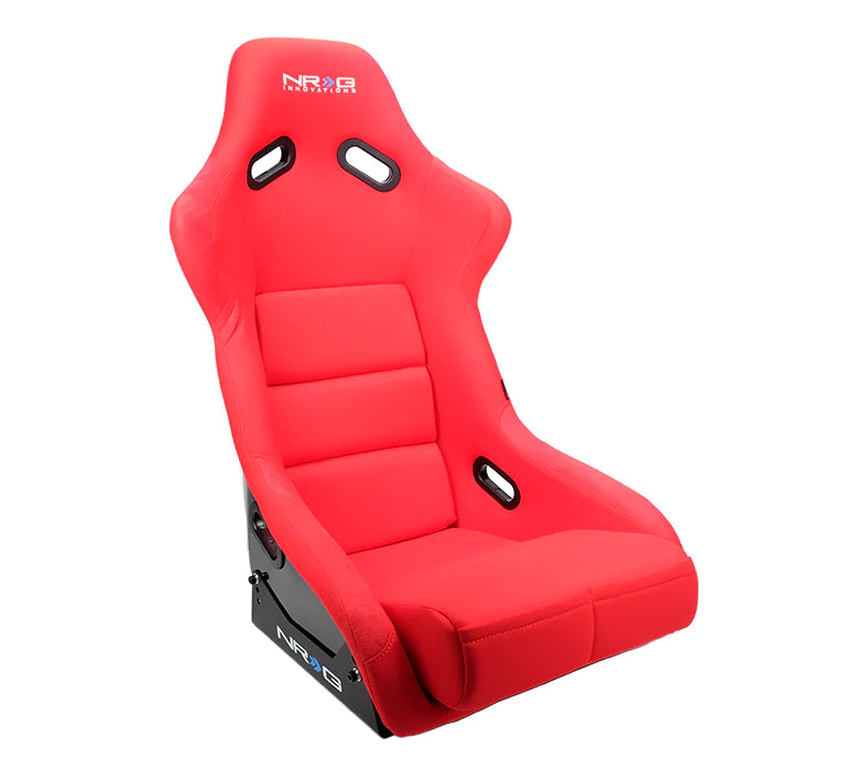 NRG Fiber Glass Bucket Seat ( RED )