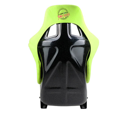 NRG PRISMA BUCKET SEAT : ( NEON GREEN )