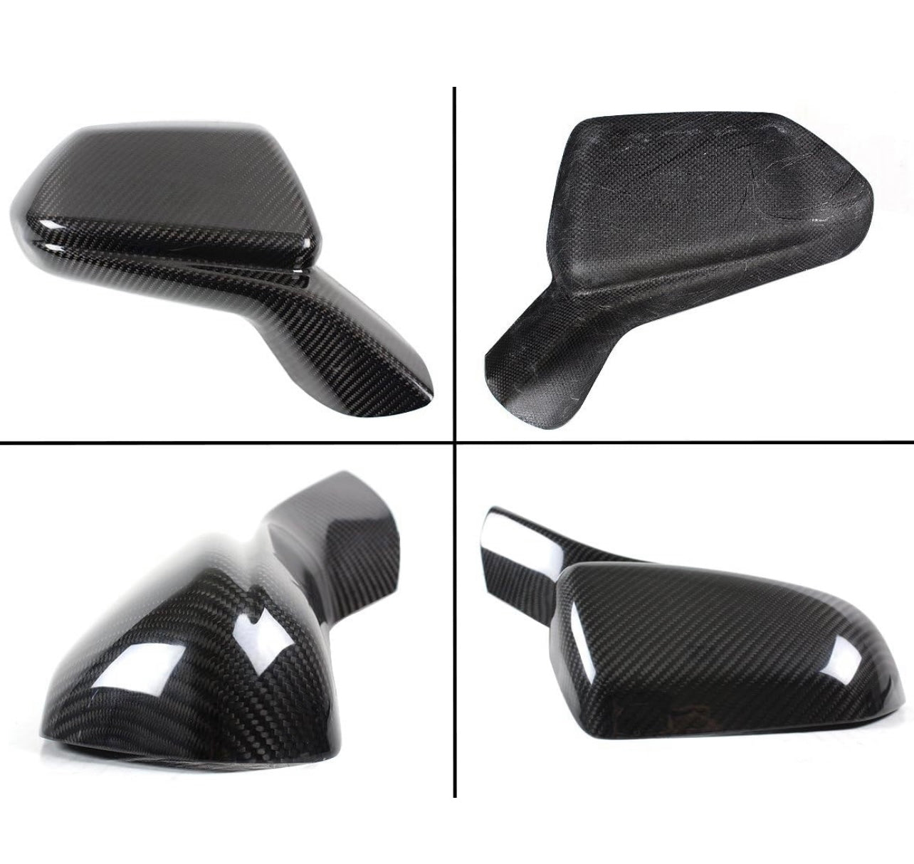 DWA 2016-2024 CHEVY CAMARO SS / RS / ZL1 : CARBON FIBER ADD-ON SIDE VIEW MIRROR COVERS