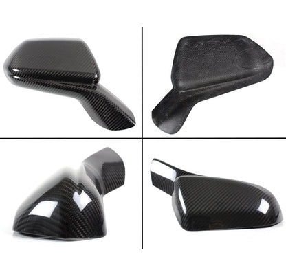 DWA 2016-2024 CHEVY CAMARO SS / RS / ZL1 : CARBON FIBER ADD-ON SIDE VIEW MIRROR COVERS