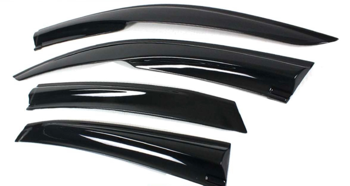 DWA Mugen Style Window Visors 2017-2021 Honda Civic 5 Door Hatchback Model (Including Type-R)