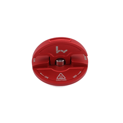 HYBRID RACING : SLIM OIL CAP HONDA/ACURA (DUST RED)