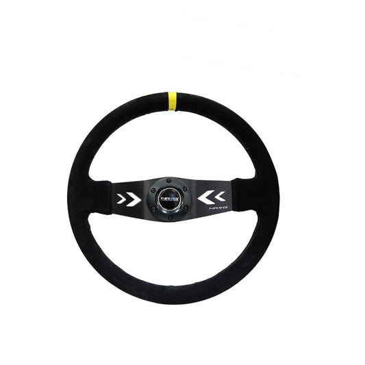 NRG 350MM TWO SPOKE STEERING WHEEL SUEDE