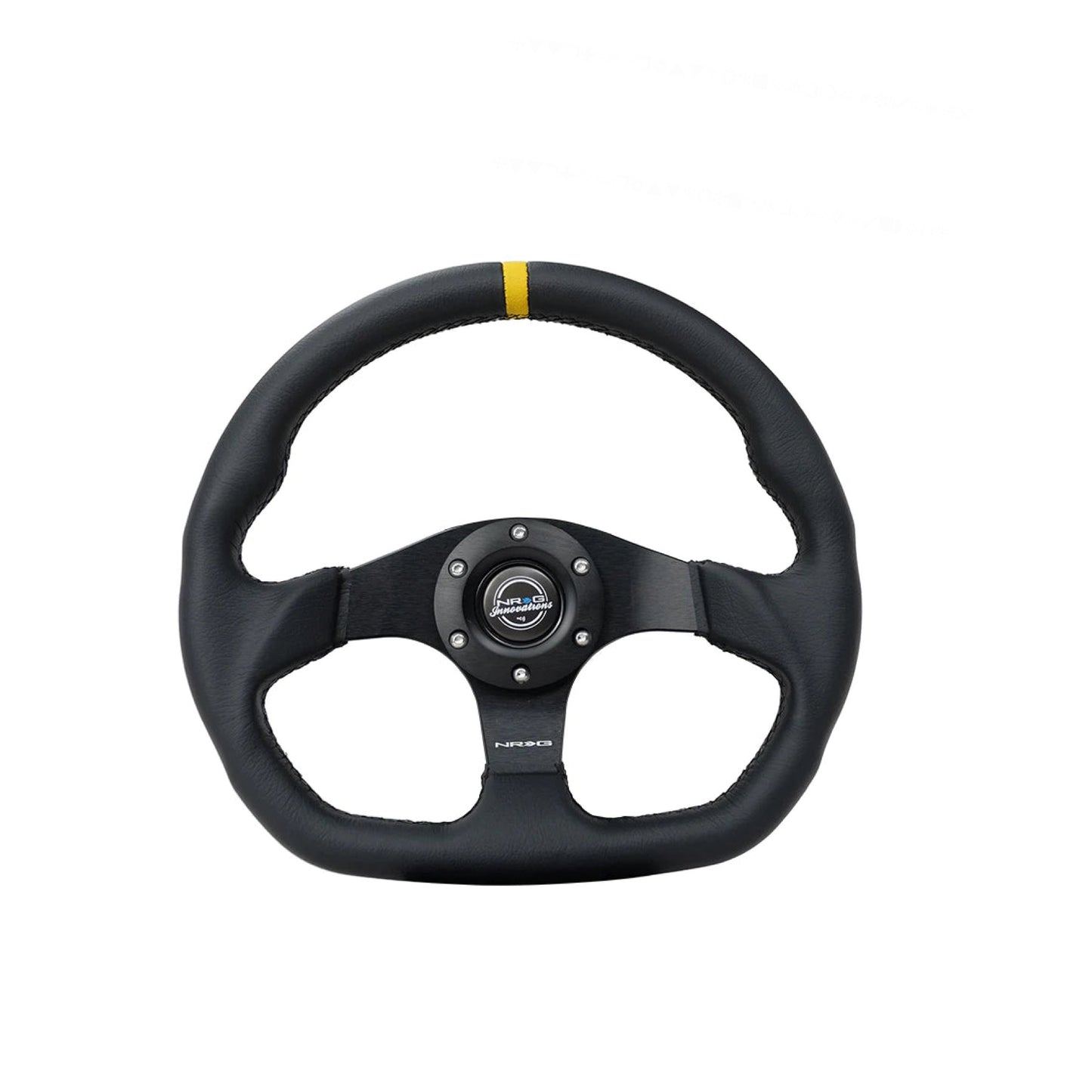 NRG FLAT BOTTOM STEERING WHEEL LEATHER