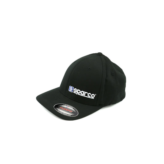 Sparco Hat Lid Black Large/XLarge FlexFit Tuning - Universal