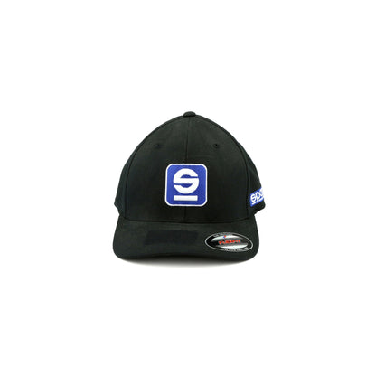 Sparco Hat Icon Black Small/Medium FlexFit Tuning - Universal