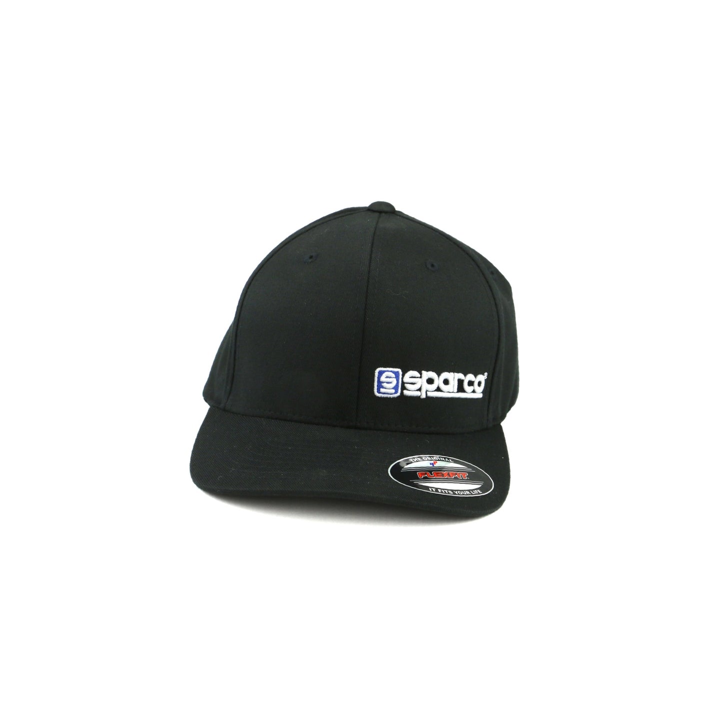 Sparco Hat Lid Black Small/Medium FlexFit Tuning - Universal