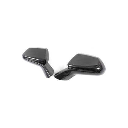 DWA 2016-2024 CHEVY CAMARO SS / RS / ZL1 : CARBON FIBER ADD-ON SIDE VIEW MIRROR COVERS