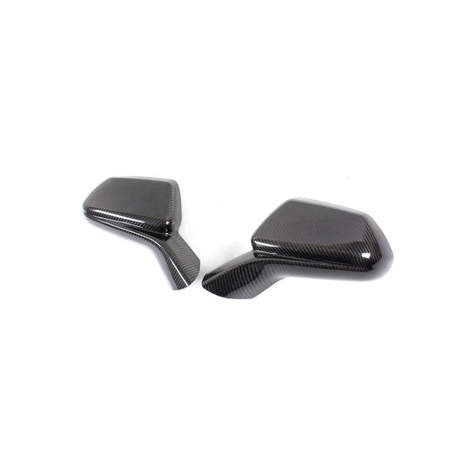 DWA 2016-2024 CHEVY CAMARO SS / RS / ZL1 : CARBON FIBER ADD-ON SIDE VIEW MIRROR COVERS
