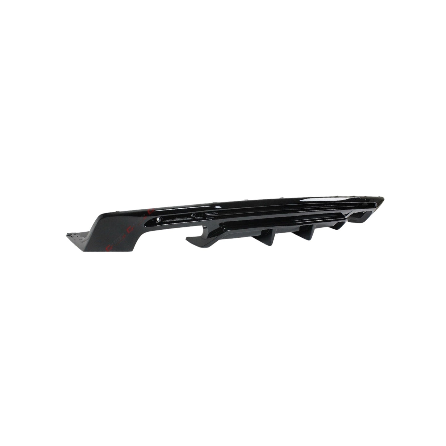 2016-2024 Chevy Camaro Gloss Black Shark Fin Rear Bumper Diffuser Replacement
