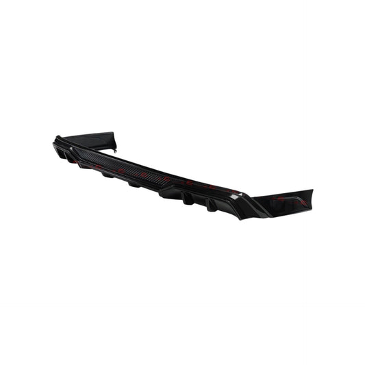2023-25 HONDA ACCORD: AKASAKA FULL BLACK REAR BUMPER DIFFUSER W/ CORNER SPAT
