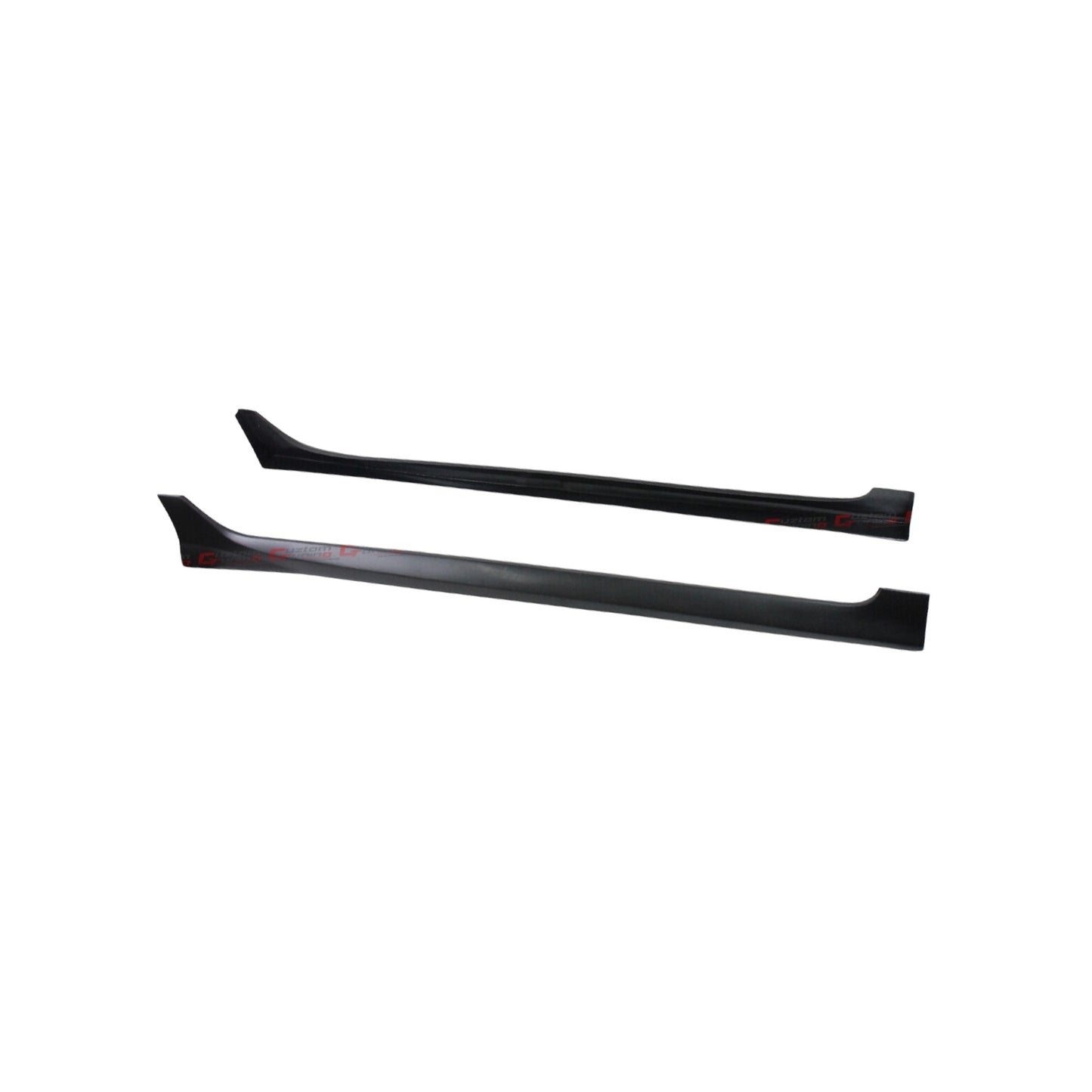 2013-17 HONDA ACCORD 4DR SEDAN: JDM MATT BLACK SIDE SKIRT EXTENSION