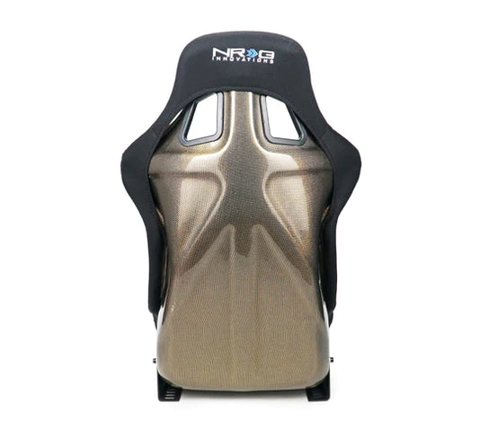 NRG CARBON FIBER BUCKET SEAT : GOLD CARBON