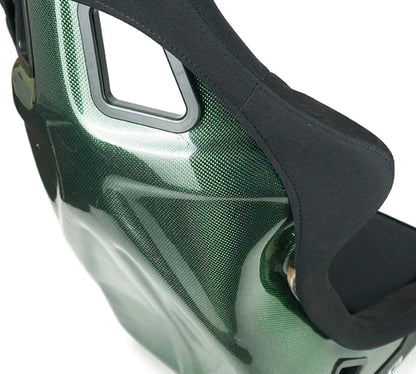 NRG CARBON FIBER BUCKET SEAT: GREEN CARBON