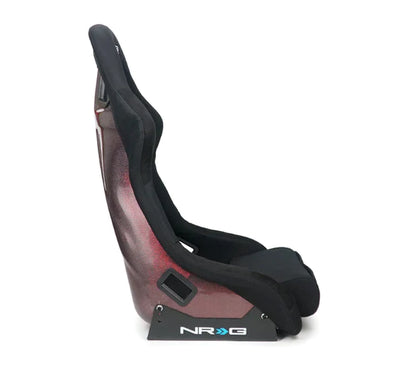 NRG CARBON FIBER BUCKET SEAT : RED CARBON