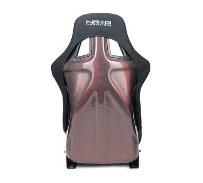 NRG CARBON FIBER BUCKET SEAT : RED CARBON