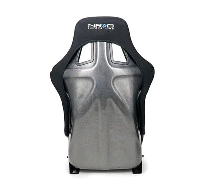 NRG CARBON FIBER BUCKET SEAT : SILVER CARBON