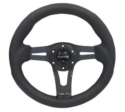 NRG CARBON FIBER STEERING WHEEL CARBON CENTER SPOKE