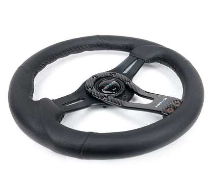 NRG CARBON FIBER STEERING WHEEL CARBON CENTER SPOKE