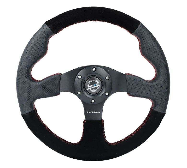 NRG RACING STEERING WHEEL SUEDE