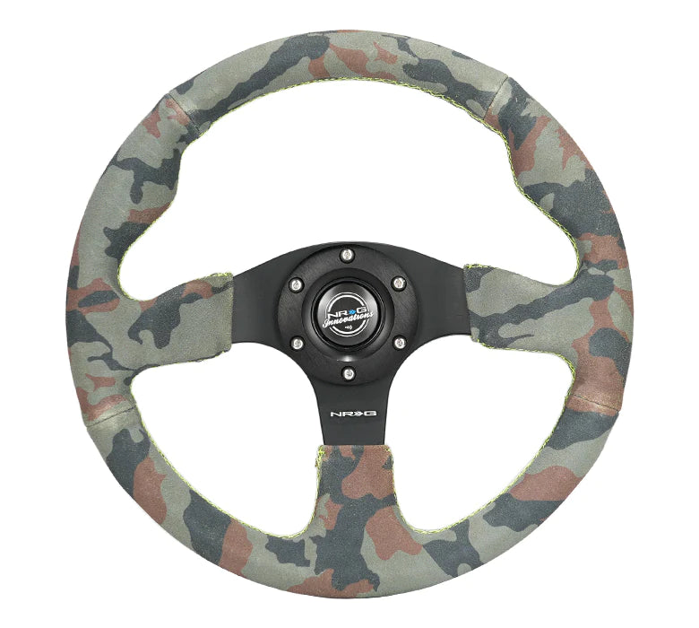 NRG RACING STEERING WHEEL SUEDE