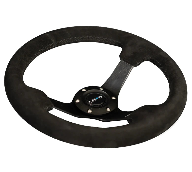 NRG 330MM DEEP DISH STEERING WHEEL SUEDE