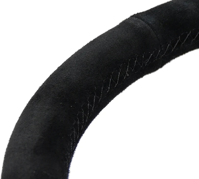 NRG 350MM FLAT STEERING WHEEL SUEDE